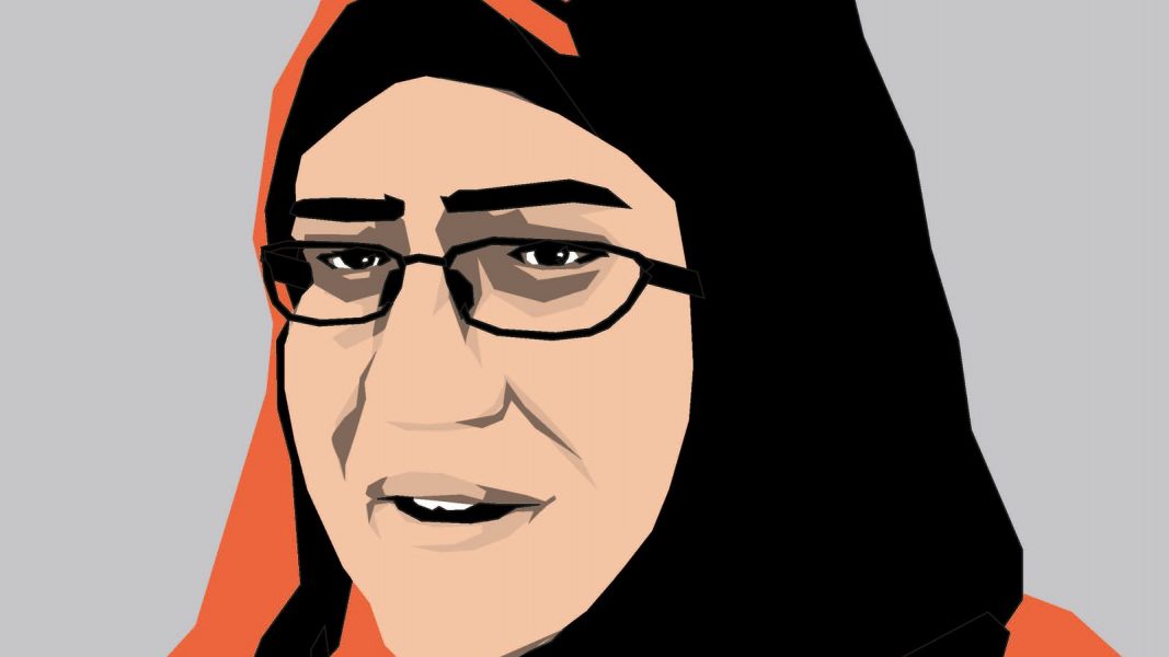 Människorättsförsvararen Hanan Badr el-Din.