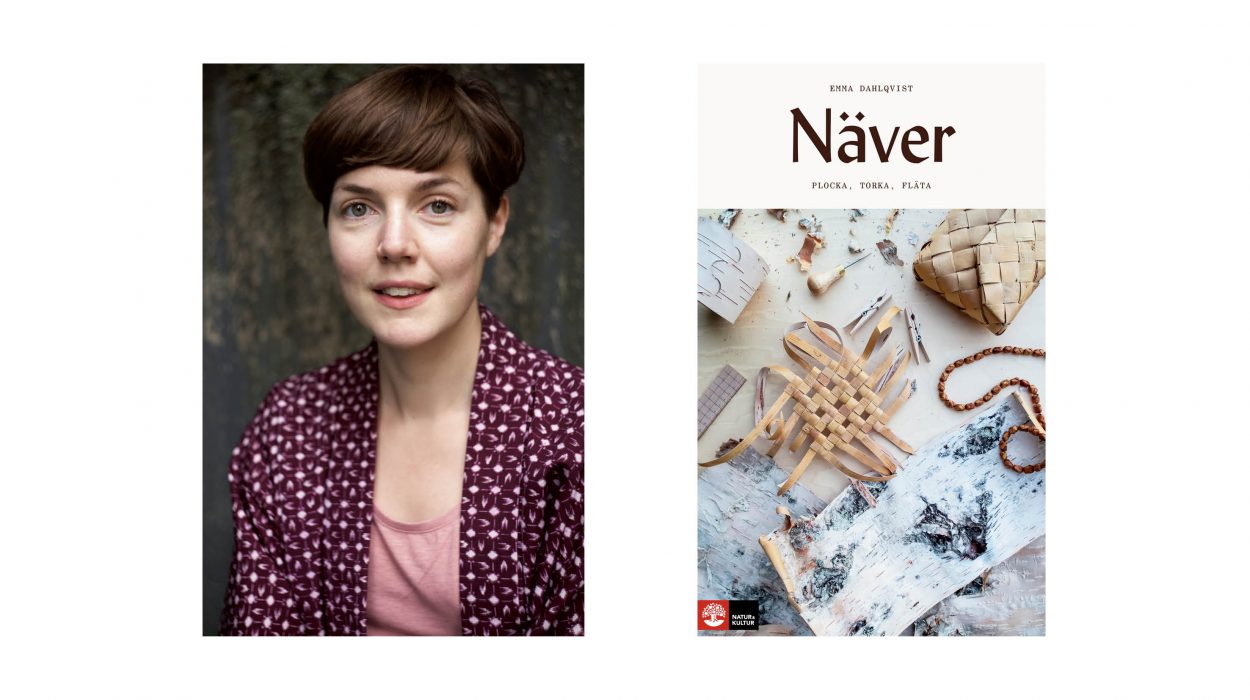 Emma Dahlqvist ser en stor potential i att ta vara på den näver som i dag bränns upp som en restprodukt i skogsindustrin