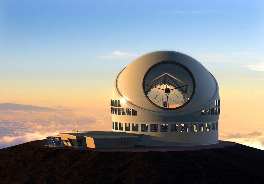 Så här kommer teleskopet att se ut när det är klart, enligt en illustration som tagits fram.