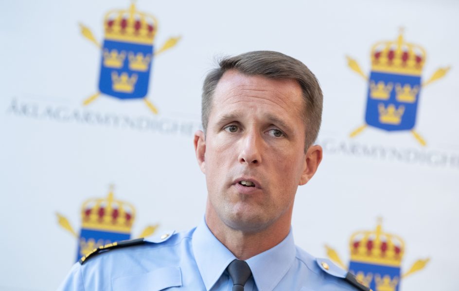 Mattias Sigfridsson, tillförordnad polisområdeschef i polisområde Malmö.