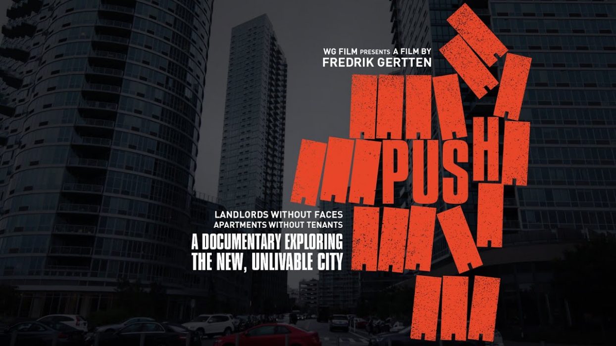 Dokumentärfilmarens Fredrik Gerttens uppmärksammade film "Push" visas i Göteborg den 31 januari