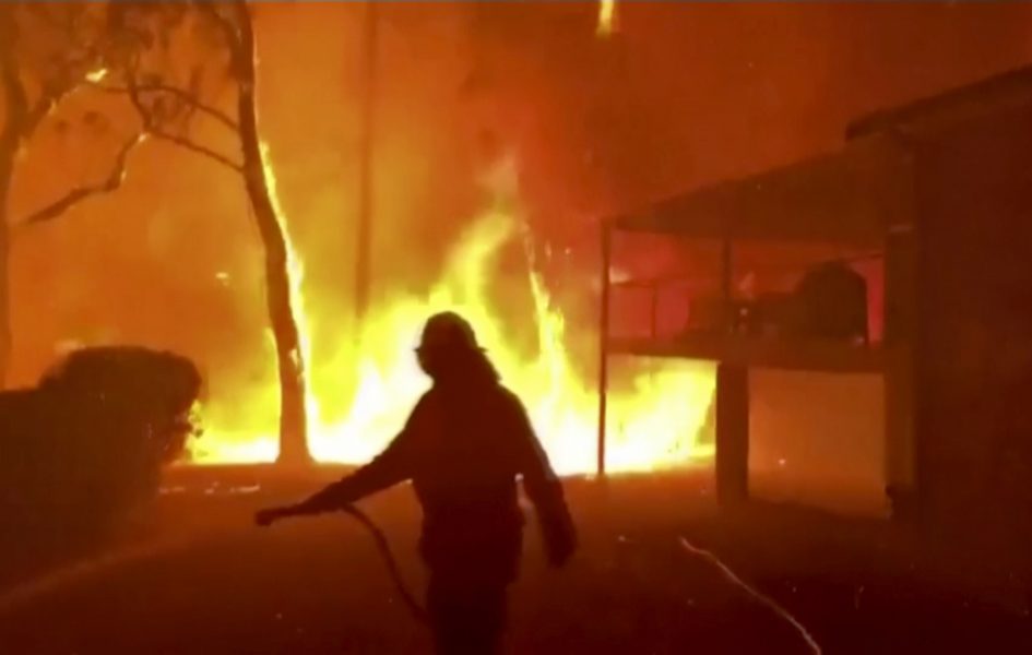 En brand i den australiska delstaten New South Wales.