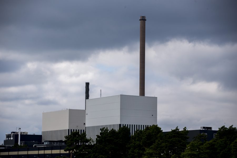 Kärnkraftverken O1:an och O2:an på Simpevarpshalvön utanför Oskarshamn.
