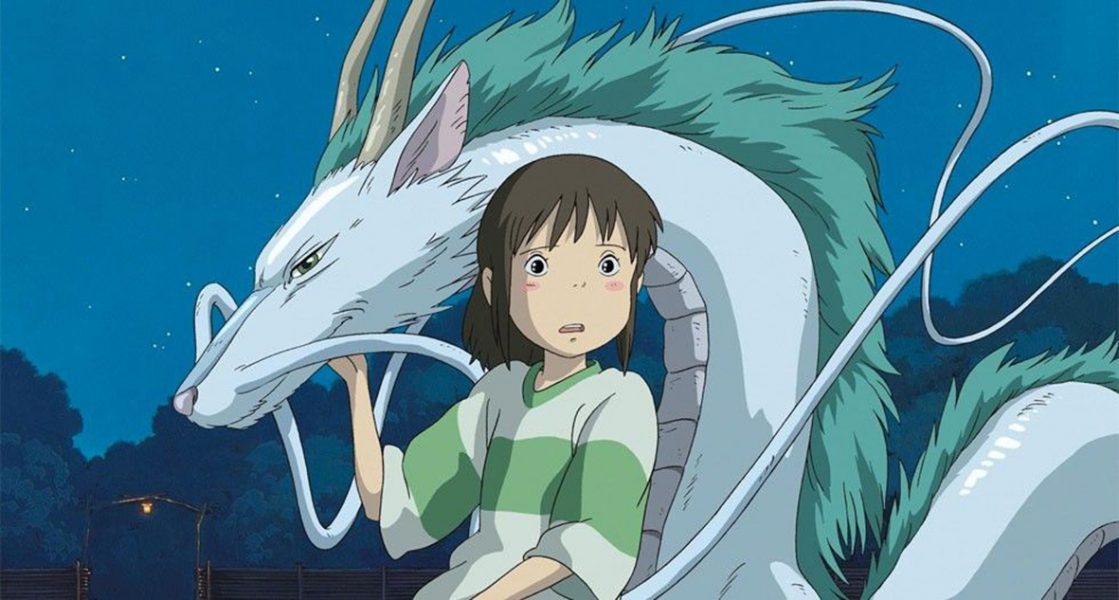 Scen ur filmen ”Spirited away” där vi får följa Chihiro som hamnar i en parallell värld.