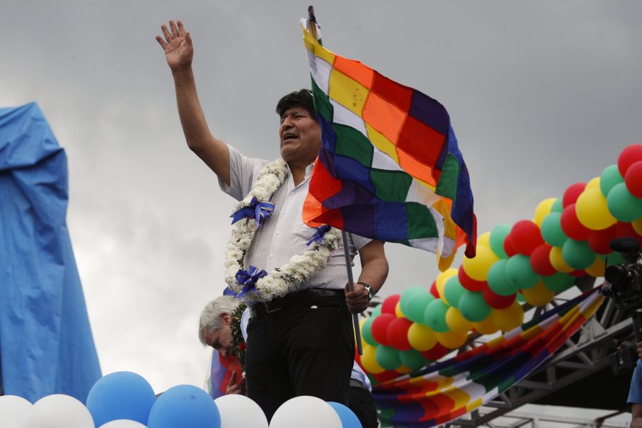 Evo Morales är tillbaka i Chimoré, som han tvingades fly från när han avsattes som president förra året.