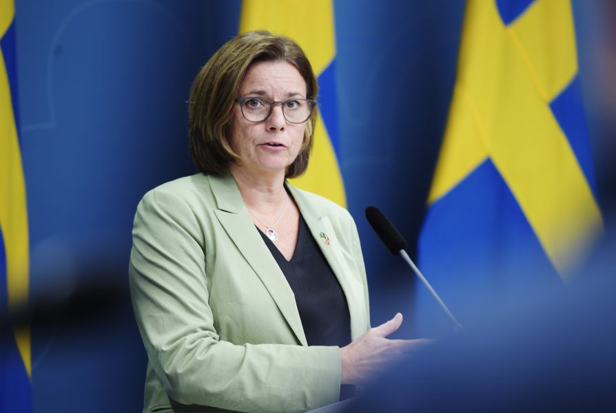 Vice statsminister och miljöminister Isabella Lövin (MP).