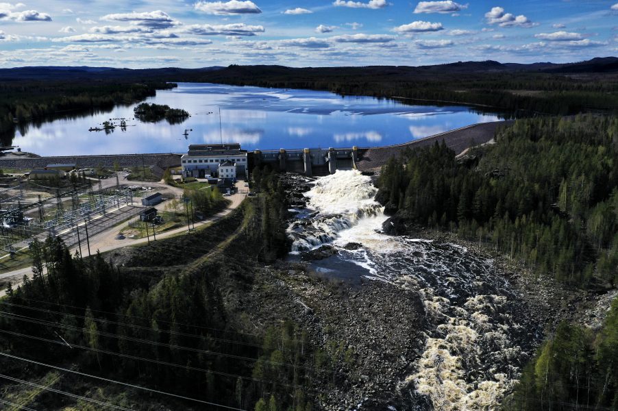 Vattenkraftverket Laforsen utanför Kårböle.