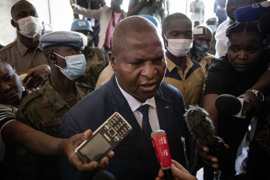 Faustin-Archange Touadéra har blivit omvald som president i Centralafrikanska republiken.