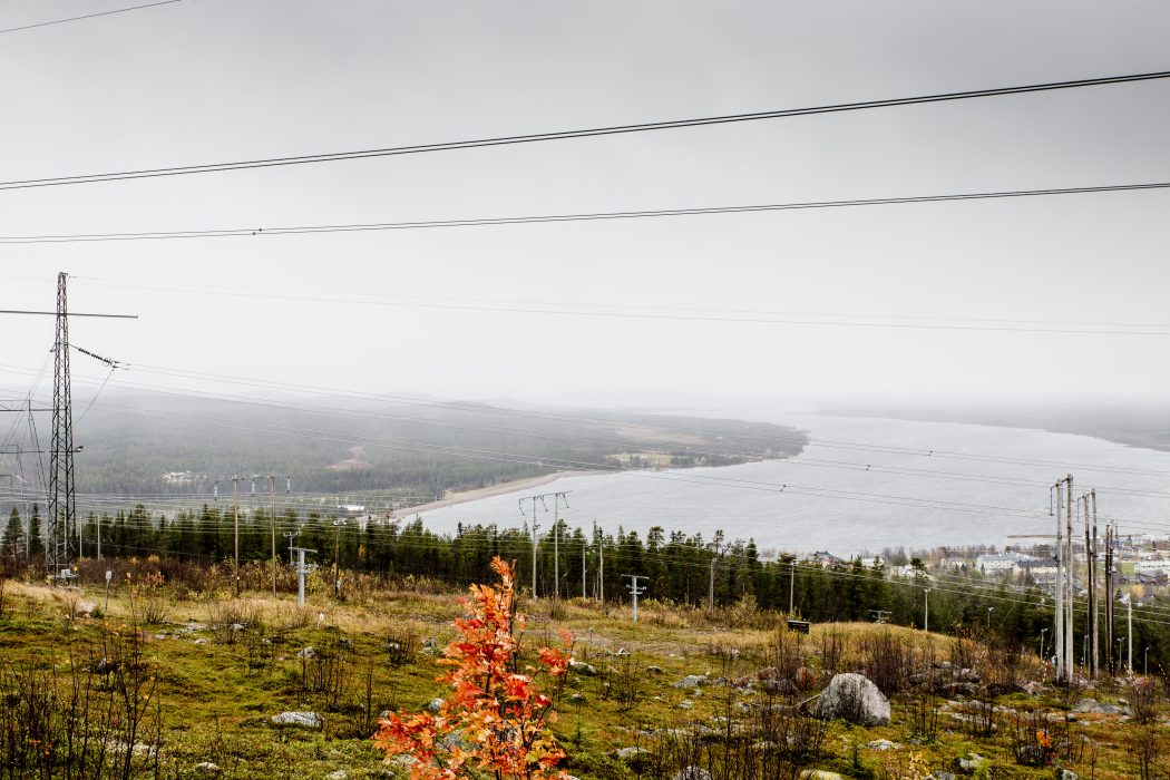 Suorvadammen högt upp i Lule älv