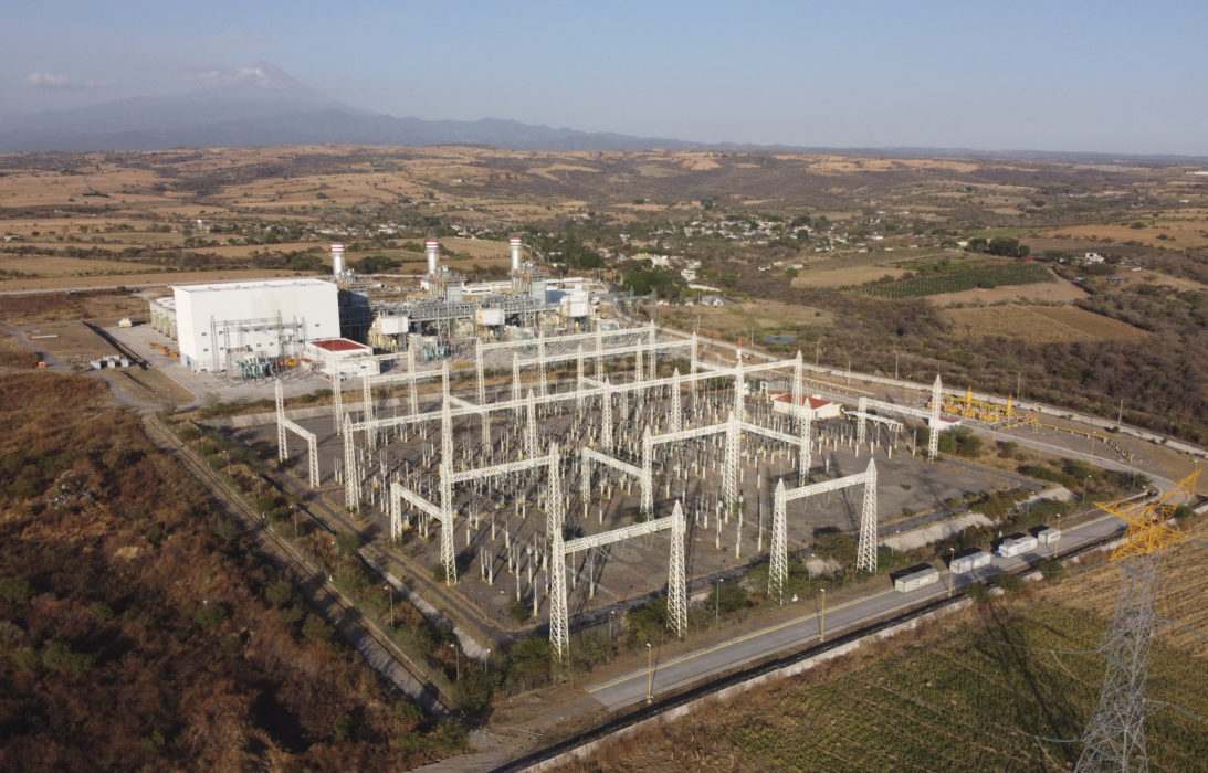 Ett nybyggt kraftverk som är en del av ett megaprojekt med naturgaspipelines i delstaten Morelos