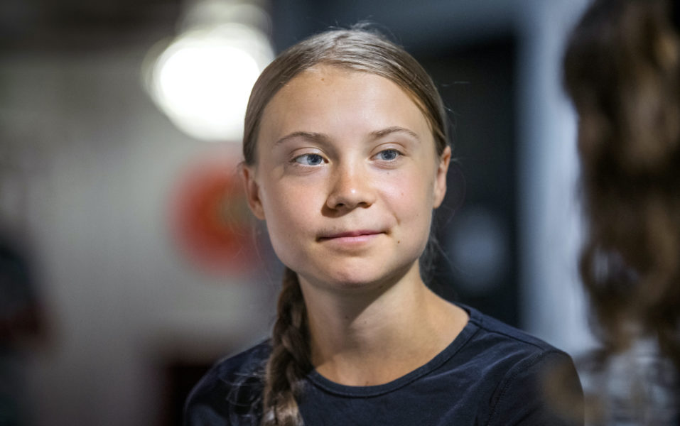 Klimataktivisten Greta Thunberg kommenterar IPCC:s rapport.