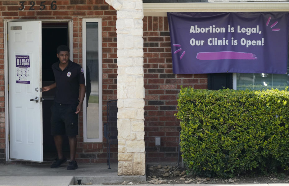 Justitiedepartementet vill inte se några attacker mot abortkliniker i Texas.