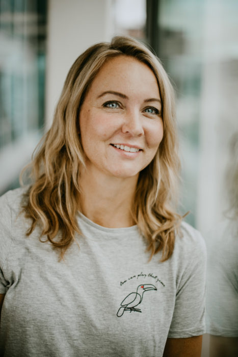 Pernilla Tilander, projektledare för marknad och Snällkalendern på Friends