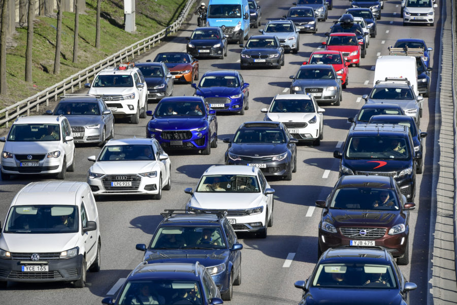 Trafiken på de svenska vägarna ökade förra året.