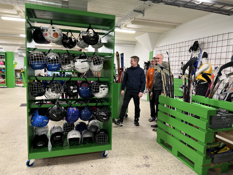 Bild från en av Fritidsbankens lokaler