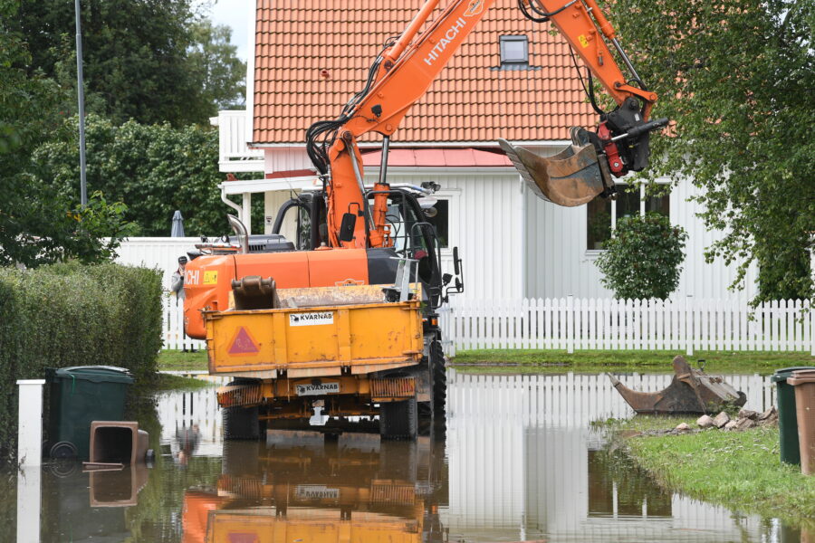 Översvämningrna i Gävle i augusti 2021 är exempel på väderhändelser som blir vanligare.