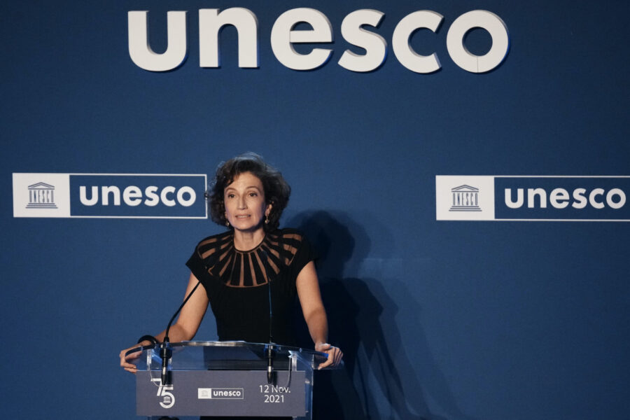 Unescos generaldirektör Audrey Azoulay.