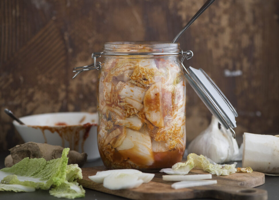 Kimchi är ett populärt sätt att använda mjölksyrning