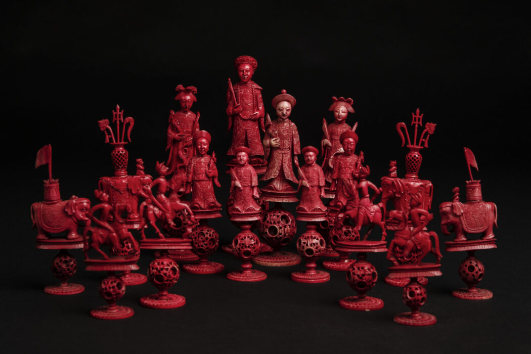 Kinesiska schackpjäser.