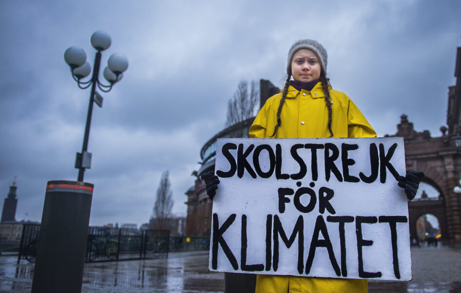 Greta Thunberg inledde sin skolstrejk 2018 och har nu upphört då hon slutat skolan.