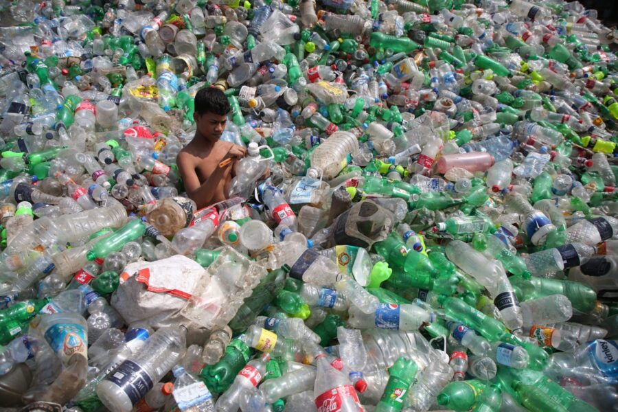 Endast 9 procent av världens plast återvinns.