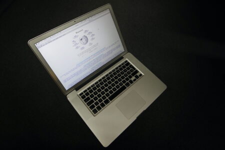 Datorskärm med Wikipedia.