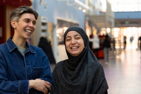 Madde Lundin och Miriam Saidi.