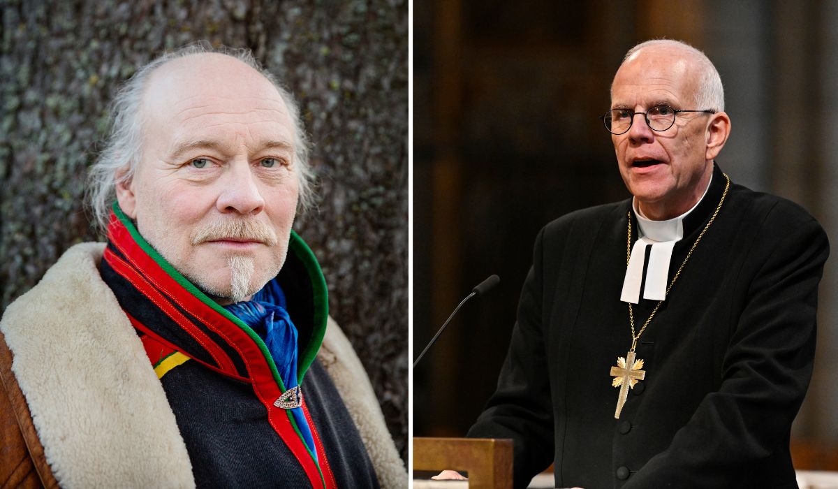 ”Att tala om försoning samtidigt som man förhalar ansvaret är att tala med kluven tunga”, säger Matti Blind Berg, förbundsordförande för Svenska samernas riksförbund (t v).