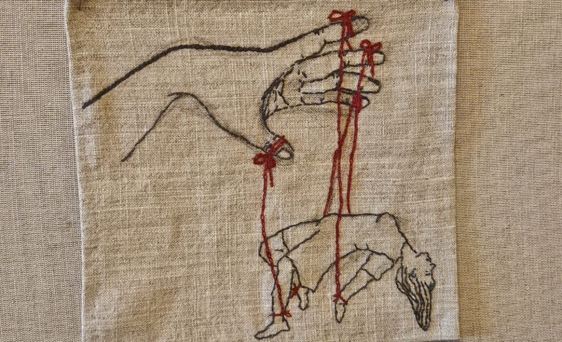 Livstrådar av Lennon Matildasdotter är ett av verken från en tidigare omgång av kursen.