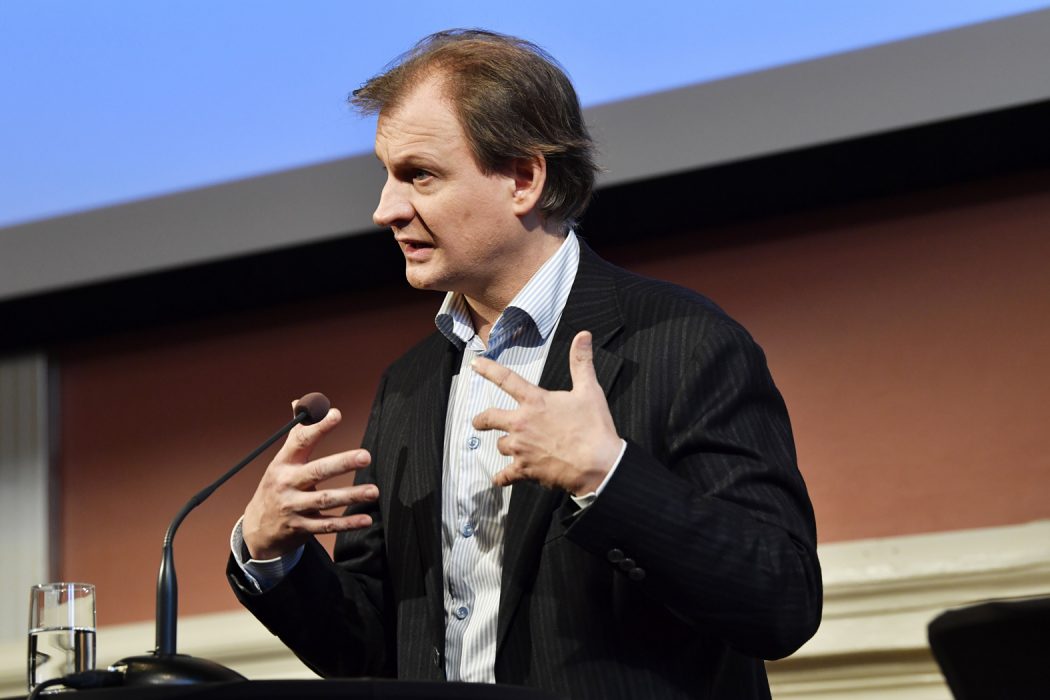 STOCKHOLM 20190214
Fˆre dettea Miljˆpartisten Carl Schlyter presenterar det nya Partiet V‰ndpunkt vid en presstr‰ff.
Foto: Jonas Ekstrˆmer / TT kod 10030