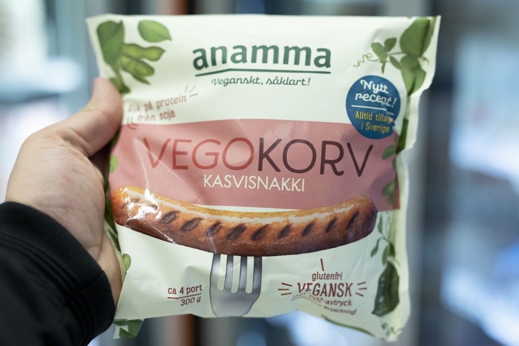 OSLO 20190126.
Vegetarprodukter blir mer og mer populært i Norge.
Foto: Fredrik Hagen / NTB scanpix / TT / kod 20520