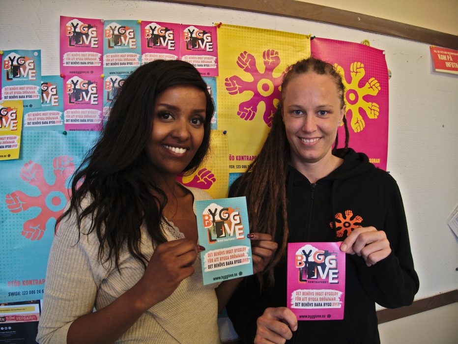 Rukiya Ismail och Johanna Nilsson.