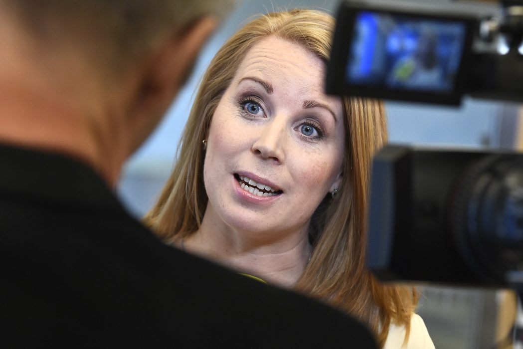 Centerpartiets partiledare Annie Lööf (C).