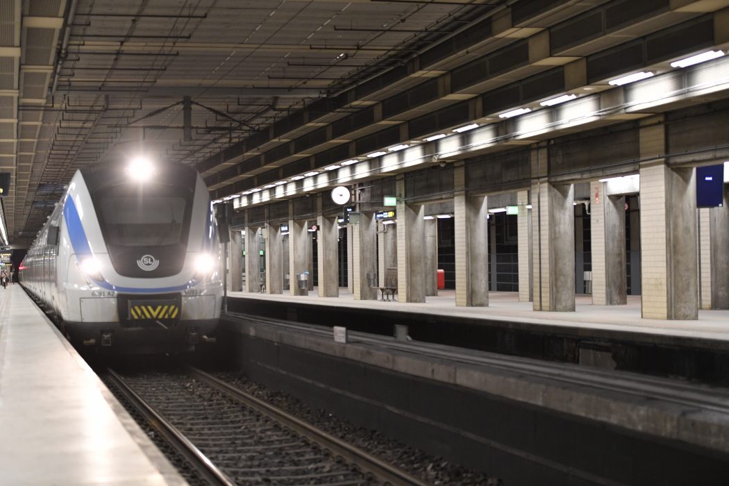 STOCKHOLM 20180103
Pendeltågstationen Södra station på Södermalm i Stockholm.
Foto: Alexander Larsson Vierth / TT kod 11840
