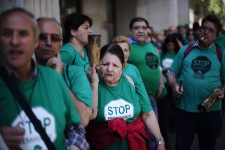 Spain Financial Crisis Evictions