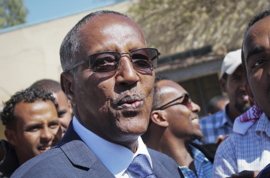 Den självutnämnda republiken Somalilands president Muse Bihi Abdi.
