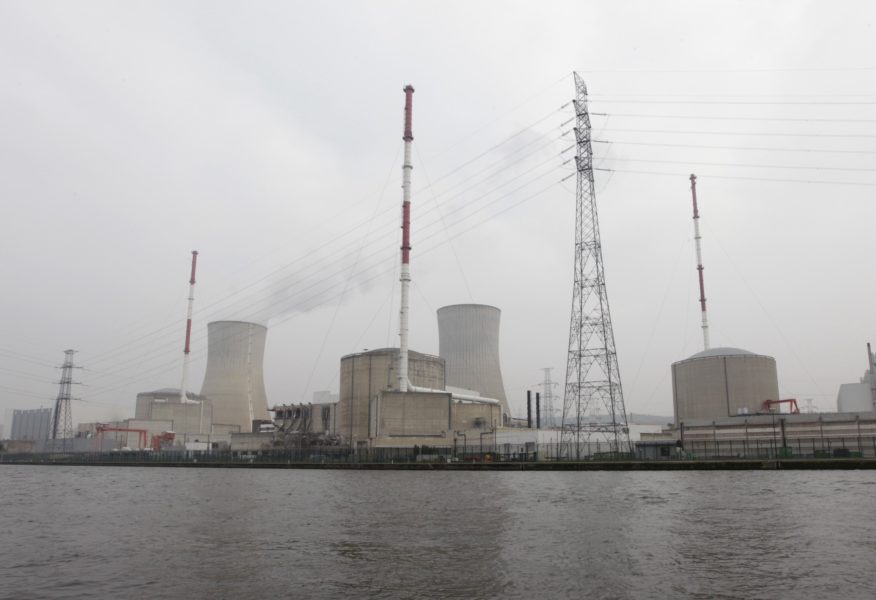 Kärnkraftverket i Tihange i Belgien.